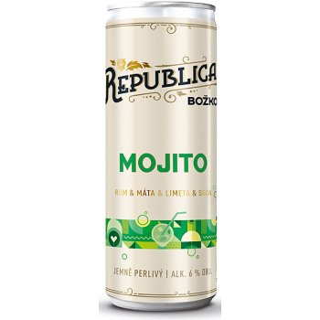 Republica Mojito Rum Máta Limetka Soda 6% 0,25 ml (plech)