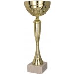 Kovový pohár Zlatý 20 cm 8 cm – Zboží Dáma