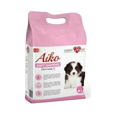 Aiko Soft Diapers Plenky pro psy 36x52 cm 12 ks – Zbozi.Blesk.cz