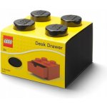 LEGO® stolový box 4 se zásuvkou 15,8 x 15,8 x 11,3 cm černá – Zbozi.Blesk.cz