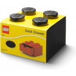 LEGO® stolový box 4 se zásuvkou 15,8 x 15,8 x 11,3 cm černá – Zboží Dáma