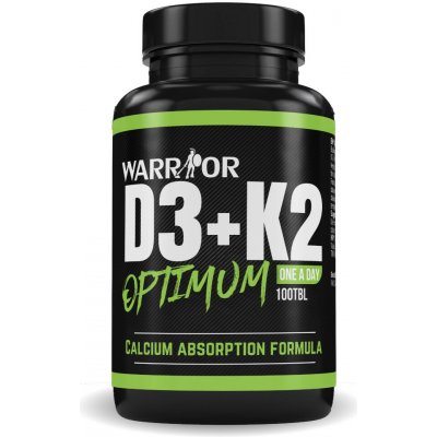Warrior Vitamin K2+D3 Optimum 100 tablet – Hledejceny.cz