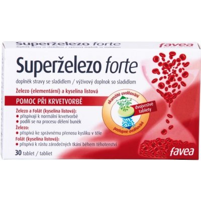 Favea Superželezo forte 30 tablet