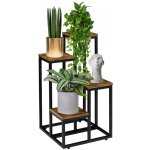 TZB Stojan na květiny Mogren hnědý/černý – Zboží Dáma