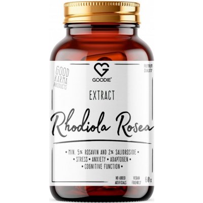Goodie Rhodiola rosea extract min. 5% rosavin & 2% salidroside kapsle 60 kapslí – Hledejceny.cz