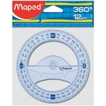 MAPED Úhloměr "GRAPHIC" 360 °, plastový, 12 cm – HobbyKompas.cz