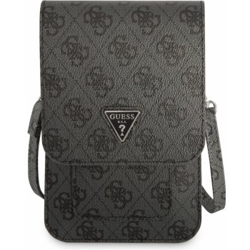 Pouzdro Guess PU 4G Triangle Logo Phone Bag černé