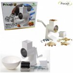 Pocajt Mlýnek na ořechy s 2 bubínky v balení a miskou šroub k upevnění na desku – Zboží Mobilmania