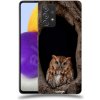 Pouzdro a kryt na mobilní telefon Samsung Pouzdro ACOVER Samsung Galaxy A73 5G s motivem Owl