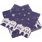 Orion Servírovací ubrousky Domky 20ks 33x33cm – Zbozi.Blesk.cz