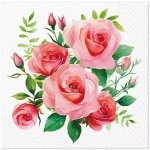 Paw Ubrousek 33x33cm Bouquet of Roses – Sleviste.cz