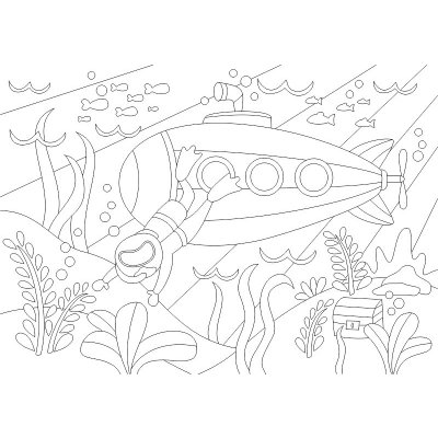 Radost v písku Šablona na pískování potápěč A4 – Zboží Dáma