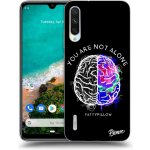 Pouzdro Picasee silikonové Xiaomi Mi A3 - Brain - White černé – Zbozi.Blesk.cz