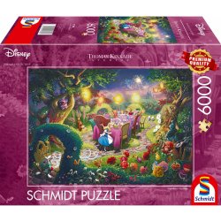 Schmidt Spiele Disney Dreams Collection Mad Hatters Tea Party Thomas Kinkade 6000 dílků