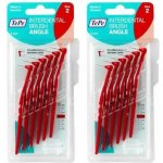 TePe mezizubní kartáčky Angle 0,5 mm červené 2 x 6 ks – Zboží Mobilmania