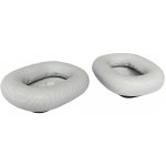 eses náušníky pro sluchátka Apple AirPods Max světle šedé tkanina – Zboží Živě