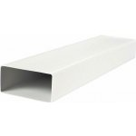 Vents 1008183 Potrubí VENTS 8010 - 1 m/ 60 x 204 mm PVC, vzduchotechnické – Hledejceny.cz