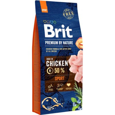 Brit Premium By Nature Sport Chicken 2 x 15 kg – Hledejceny.cz