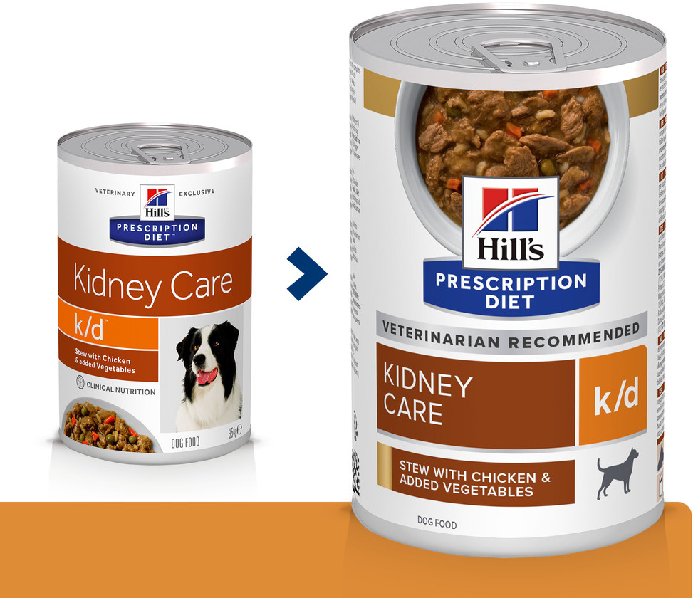 Hill’s Prescription Diet Adult Dog K/D Kidney Care Stew Chicken & Vegetable 12 x 354 g