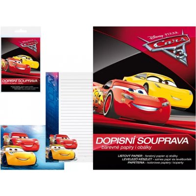 MFP paper s.r.o. Dopisní souprava LUX Disney Cars 3 – Sleviste.cz