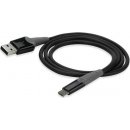 Scosche RMLED odolný nabíjecí a datový, konektor micro USB, LED indikátor, 90 cm, černý