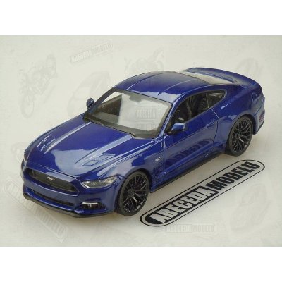 Maisto Ford Mustang GT 2015 modrá 1:24 – Zboží Mobilmania