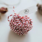 Be Nice bavlněný Provázek bílo-červený – Zboží Dáma