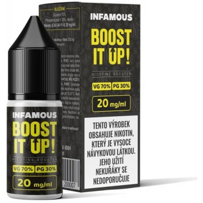 Infamous Liqonic DL booster 70/30 20 mg 10 ml – Zboží Mobilmania