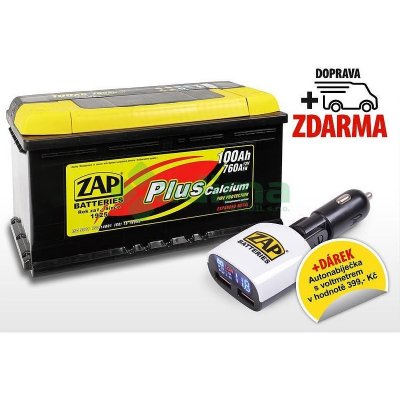 ZAP Plus 12V 100Ah 760A 60038 – Zboží Mobilmania