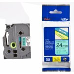 Brother TZE-751, zelená/černá, 24mm – Zboží Dáma