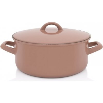 Beryl Olymp Kastrol s poklicí 24 cm 4,75 l, moka – Zboží Dáma