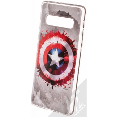 Pouzdro Marvel Kapitán Amerika 019 Samsung Galaxy S10 šedé – Hledejceny.cz