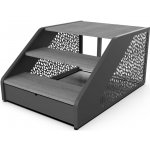 Hanscraft Poolex Wood Schůdky šedé 173114 – Zbozi.Blesk.cz