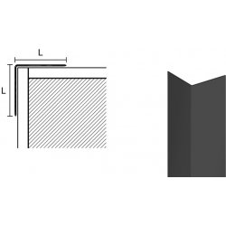 Acara lišta k ochraně rohu černá W2 25x25 mm 2,9 m