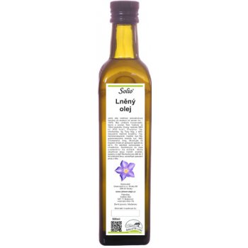 SOLIO Lněný olej panenský 0,5 l