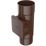 Bryza Lapač listí s dvířky pro plastové okapy Ø 110mm RAl 9005 černý – HobbyKompas.cz