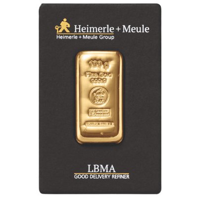 Heimerle + Meule zlatý slitek litý 100 g – Zboží Dáma