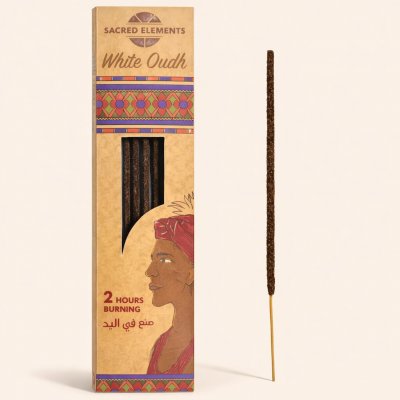 Hem Vonné tyčinky Sacred Elements White Oudh Bílý oud 8 ks – Hledejceny.cz