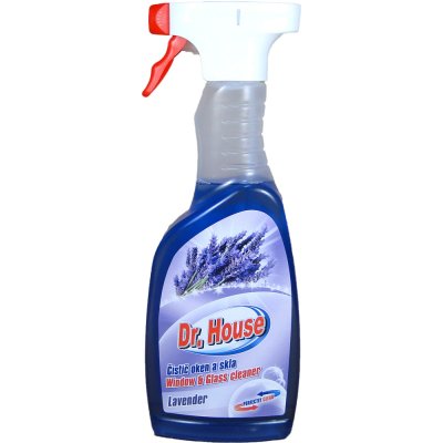 Dr.House Lavender čistič skla v rozprašovač 500 ml – HobbyKompas.cz