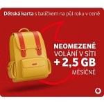 Vodafone Dětská karta s balíčkem na půl roku v ceně SK48A207 – Zboží Živě