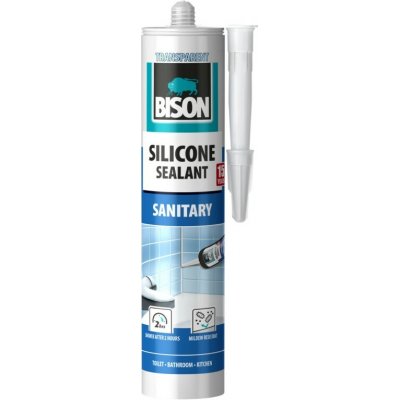 Bison Silicone Sanitary 280 ml transparentní – Zboží Mobilmania