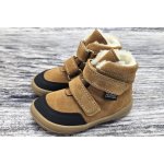 Jonap zimní kožené barefoot boty s membránou Jerry Merino skořicová – Zboží Dáma