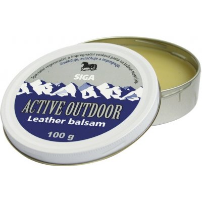 Siga Active Outdoor Leather balsam 100 g bezbarvý – Zboží Mobilmania