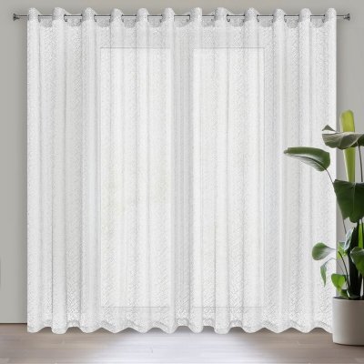 Takoy Záclona AMANDA se strukturou pavučiny 300 x 250 cm-HF-373798 | 300 x 250 cm – Hledejceny.cz