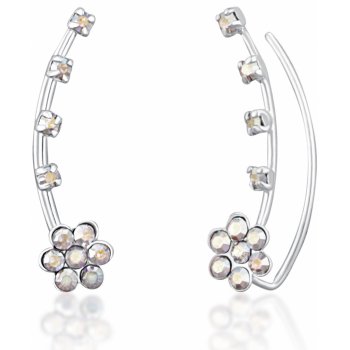 JwL Luxury Pearls květinové podélné s krystaly JL0722
