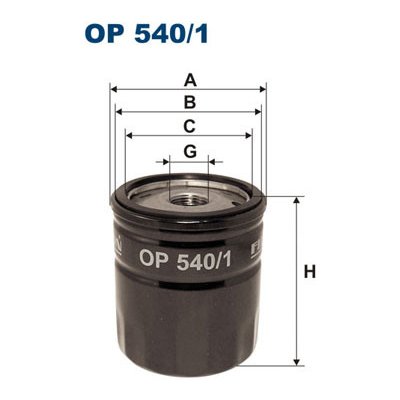 FILTRON Olejový filtr OP 540/1