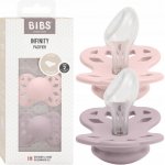 Bibs anatomické dudlíky silikon 2 ks Infinity Blossom dusky lilac – Sleviste.cz