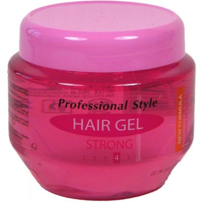 Professional Gel na vlasy strong (růžový) 250 ml