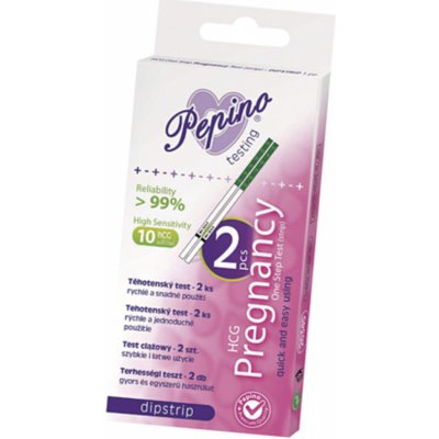 Pepino Dipstrip těhotenský test 2 ks – Zboží Dáma