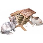 Kerbl GmbH Dřevěné jesle se stříškou 45 cm – Zboží Dáma